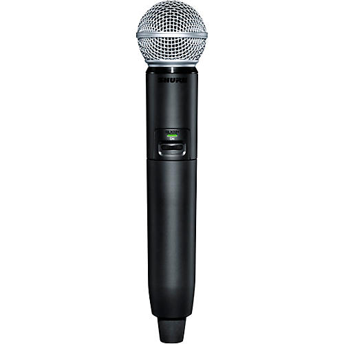 Shure GLXD2/SM58 Vocal Mic With Dual Band Handheld Transmitter