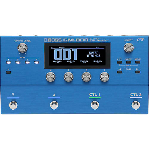 BOSS GM-800 Guitar Synthesizer Effects Pedal Condition 1 - Mint Blue