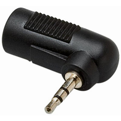 Hosa GMP467 3.5mm Female TRS to 2.5mm Male TRS Right-Angle Adaptor