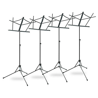 Musician's Gear GMS-20 Folding Music Stand 4-Pack