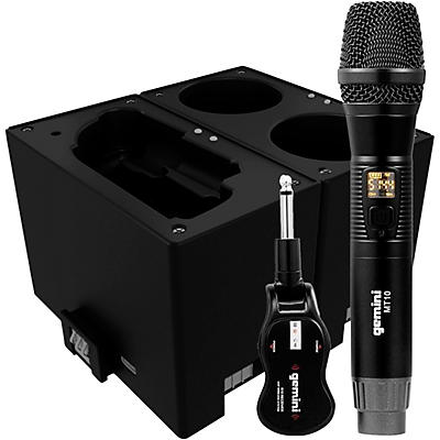 Gemini GMU-M100C UHF Wireless Microphone System With Charging Dock