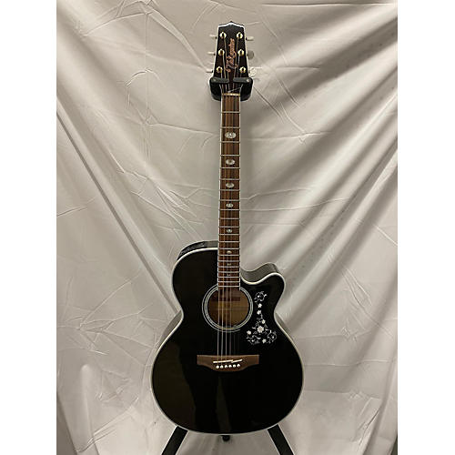 Takamine GN75CE Acoustic Electric Guitar Trans Black