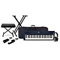Roland GO:KEYS Keyboard Package With TASCAM TH-200X Studio Headphones and Accessories - GraphiteMidnight Blue