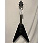 Used Epiphone GOTH Flying V Solid Body Electric Guitar Flat Black