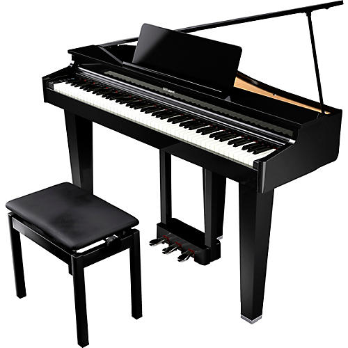 Roland GP-3 88-Key Digital Grand Piano With Bench Polished Ebony