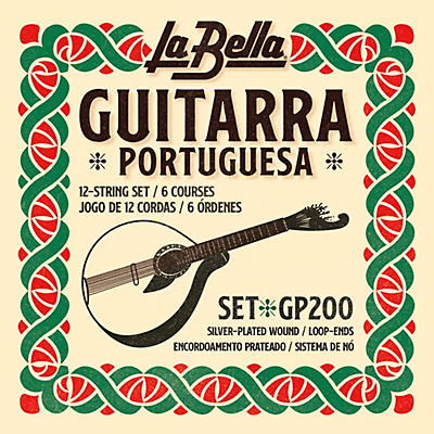 La Bella GP200 Guitarra Portuguesa 12-String Set