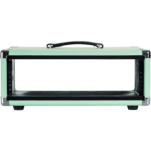 Gator GR-RETRORACK-3 Vintage 3U Amp Vibe Rack Case Condition 1 - Mint Seafoam Green