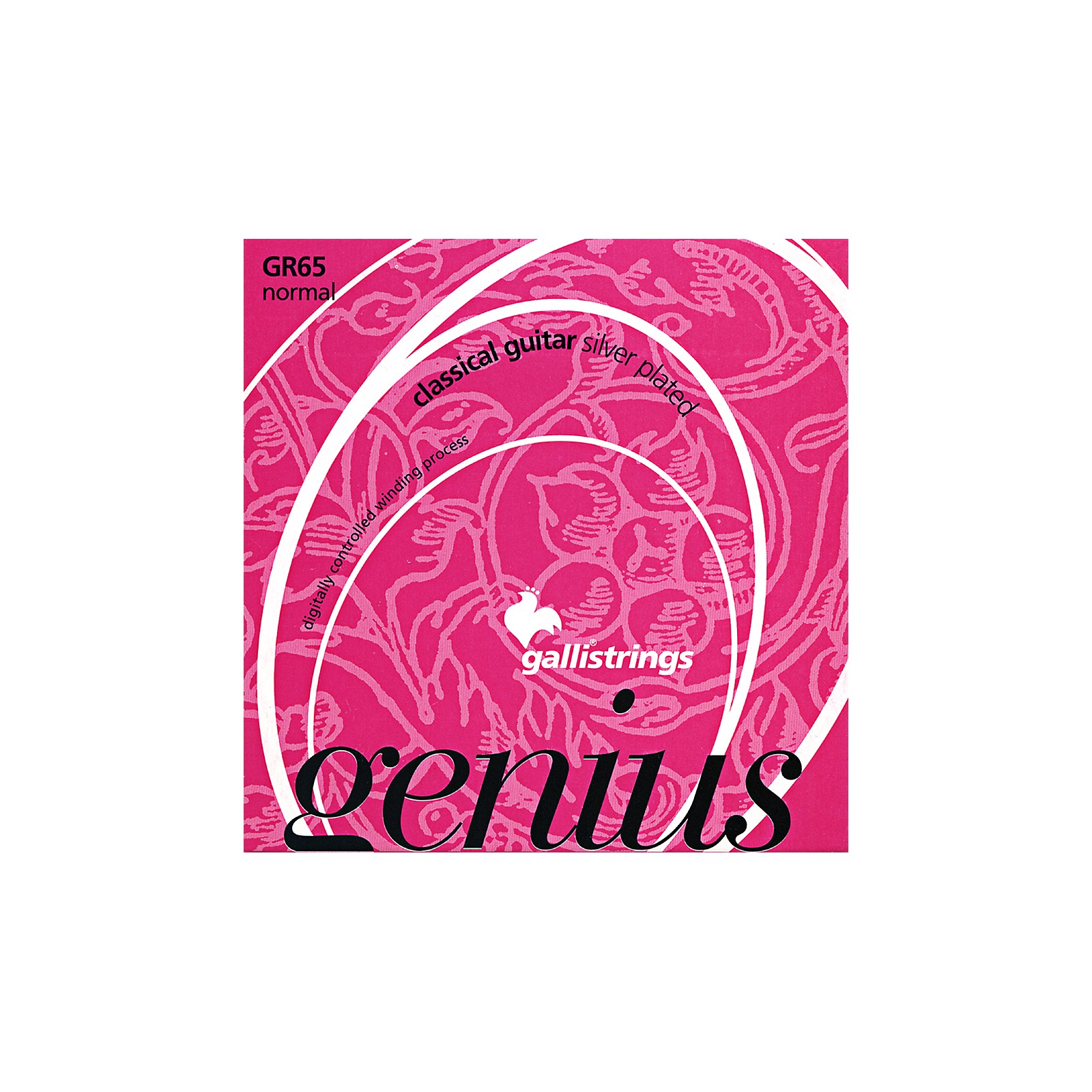 Galli Strings GR65 C GENIUS Coated Silverplated Normal Tension