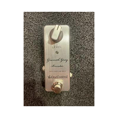One Control GRANITH GREY BOOSTER Effect Pedal