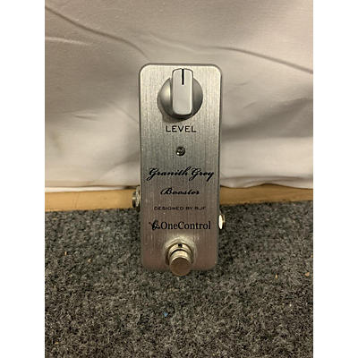 One Control GRANITH GREY BOOSTER Effect Pedal