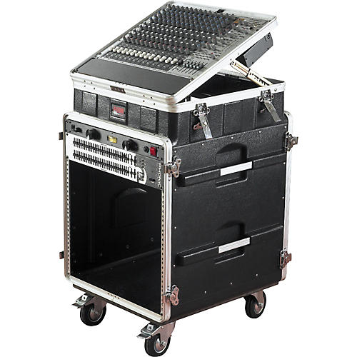 GRC-10X11PU Powered Pop-up Console Rack