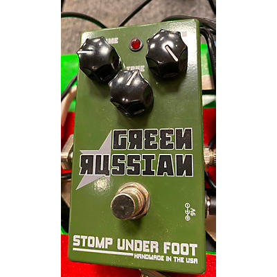 Stomp Under Foot GREEN RUSSIAN Effect Pedal