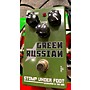 Used Stomp Under Foot GREEN RUSSIAN Effect Pedal