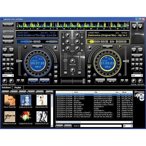 GROOVE DJ Software