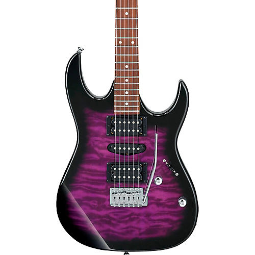 Ibanez GRX70QA Electric Guitar Transparent Violet Sunburst