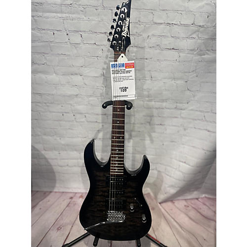 Ibanez GRX70QA Solid Body Electric Guitar Transparent Black Sunburst
