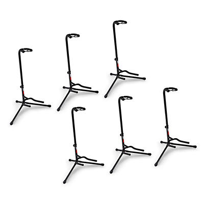 Proline GS2 Tubular Guitar Stand for Acoustic & Electric Guitars (6-Pack)