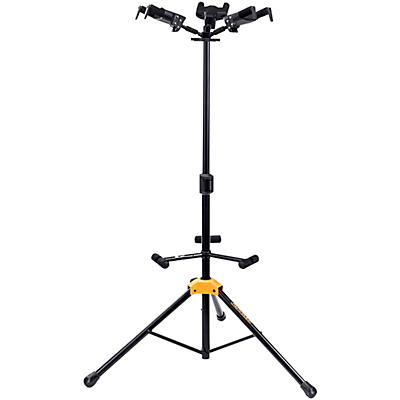 Hercules GS432B PLUS Universal Auto Grip Triple Guitar Stand With Foldable Backrest