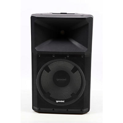 Gemini GSP-L2200PK Active 15" LED Portable Bluetooth Speaker With Stand and Mic