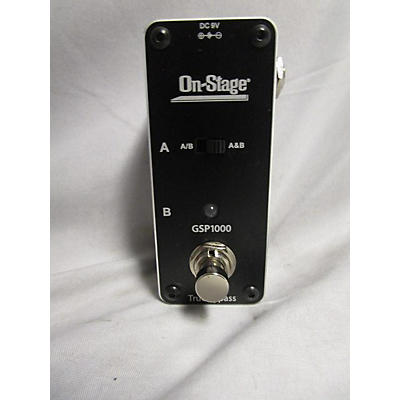 On-Stage Stands GSP1000 ABY Switcher Pedal