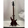 Used Ibanez GSR200 Electric Bass Guitar Transparent Red