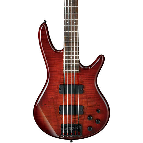 Ibanez GSR205SM 5-String Electric Bass Charcoal Brown Burst Rosewood Fretboard