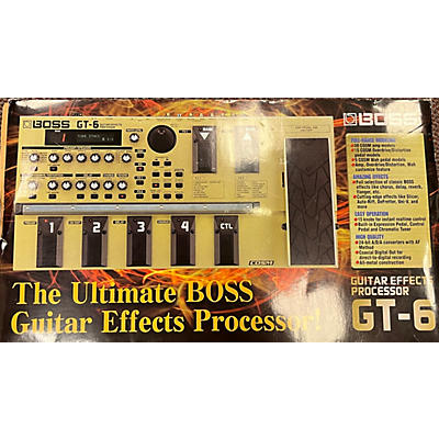 BOSS GT6 Guitar Effect Processor