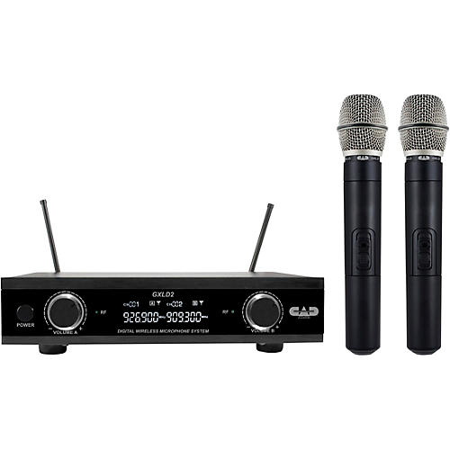 CAD GXLD2HH Handheld Microphone Wireless Systems (902.9/915.5MHz, 909.3/926.8MHz) AI: 909.3/926.8MHz