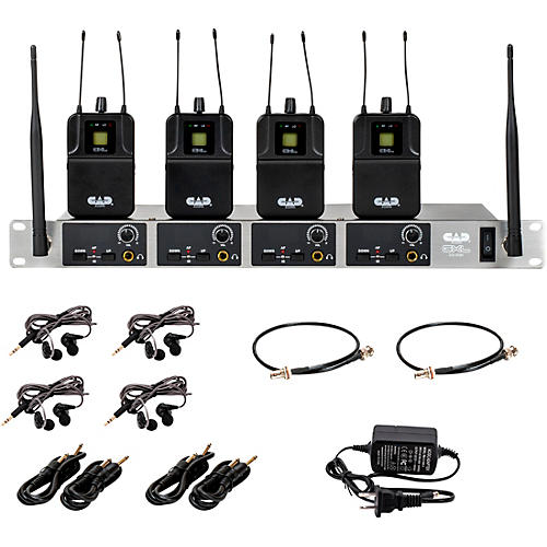 CAD GXLIEM4 Quad Wireless In Ear Monitor System (902-928Mhz) Condition 1 - Mint
