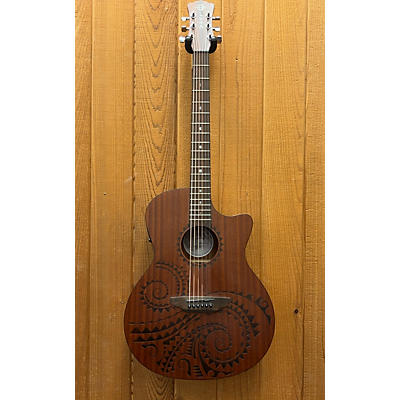 Luna Guitars GYP TAT MAH GC Acoustic Guitar