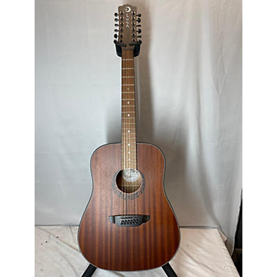 Luna GYPSY D12 MAHOGANY 12 String Acoustic Guitar