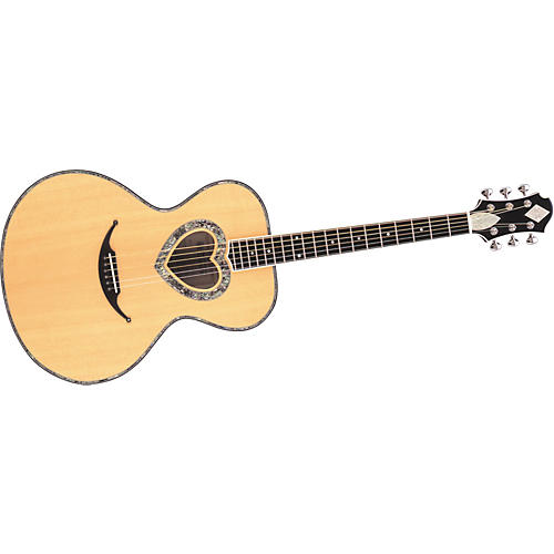 GZAS300-Heart Acoustic Guitar