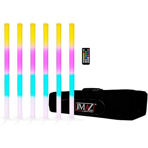 JMAZ Lighting Galaxy Tube 6pk Package with 6 Battery Powered LED Effect Tube Condition 1 - Mint