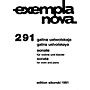 SIKORSKI Galina Ustvolskaya - Sonata for Violin and Piano String Series Composed by Galina Ustvolskaya