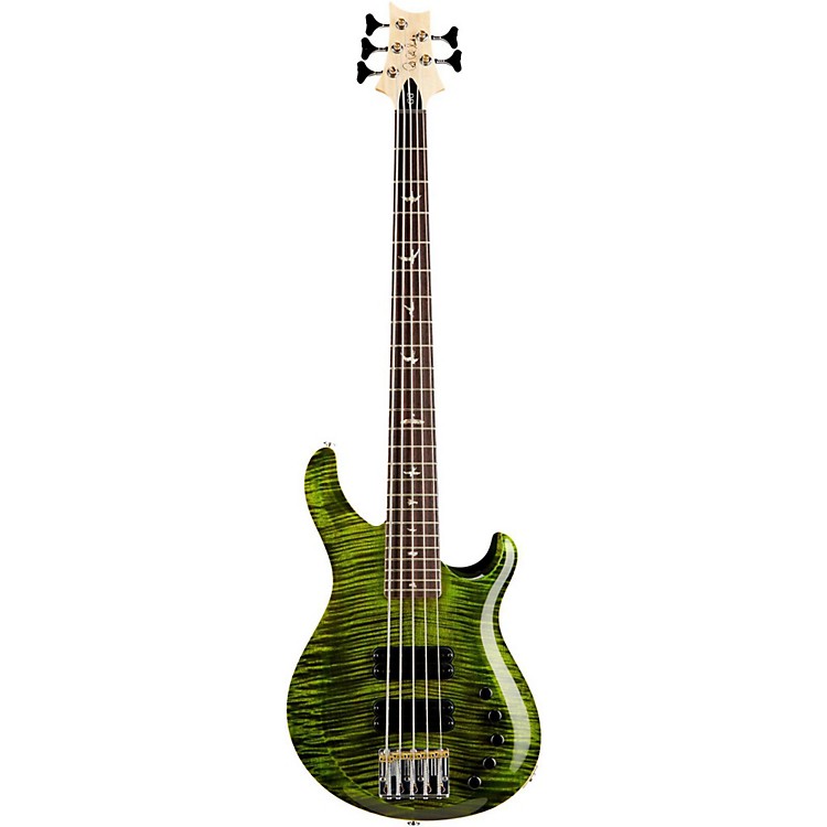 PRS Gary Grainger 5 String 10 Top Figured Maple Bass Jade | Musician's ...