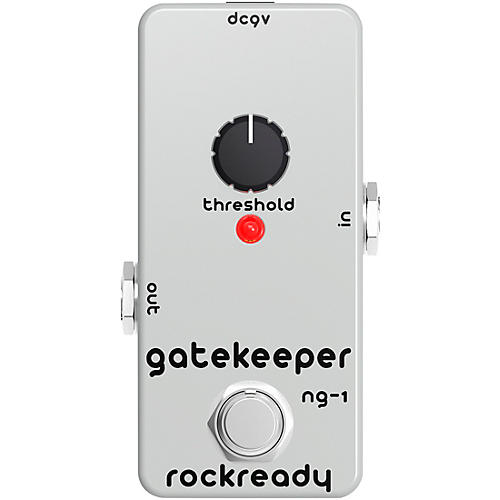 rockready Gatekeeper Mini Guitar Effect Pedal Steel Grey