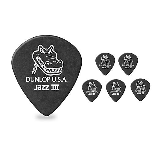 Dunlop Gator Grip Jazz III Guitar Picks 1.4 mm 6 Pack