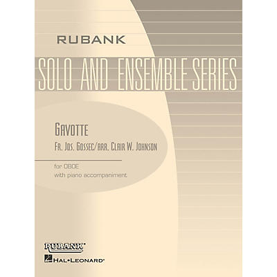 Rubank Publications Gavotte (Oboe Solo with Piano - Grade 1.5 (opt. 2.5)) Rubank Solo/Ensemble Sheet Series