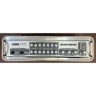 Genz Benz Gbe750 W/ Rack Case Tube Bass Amp Head