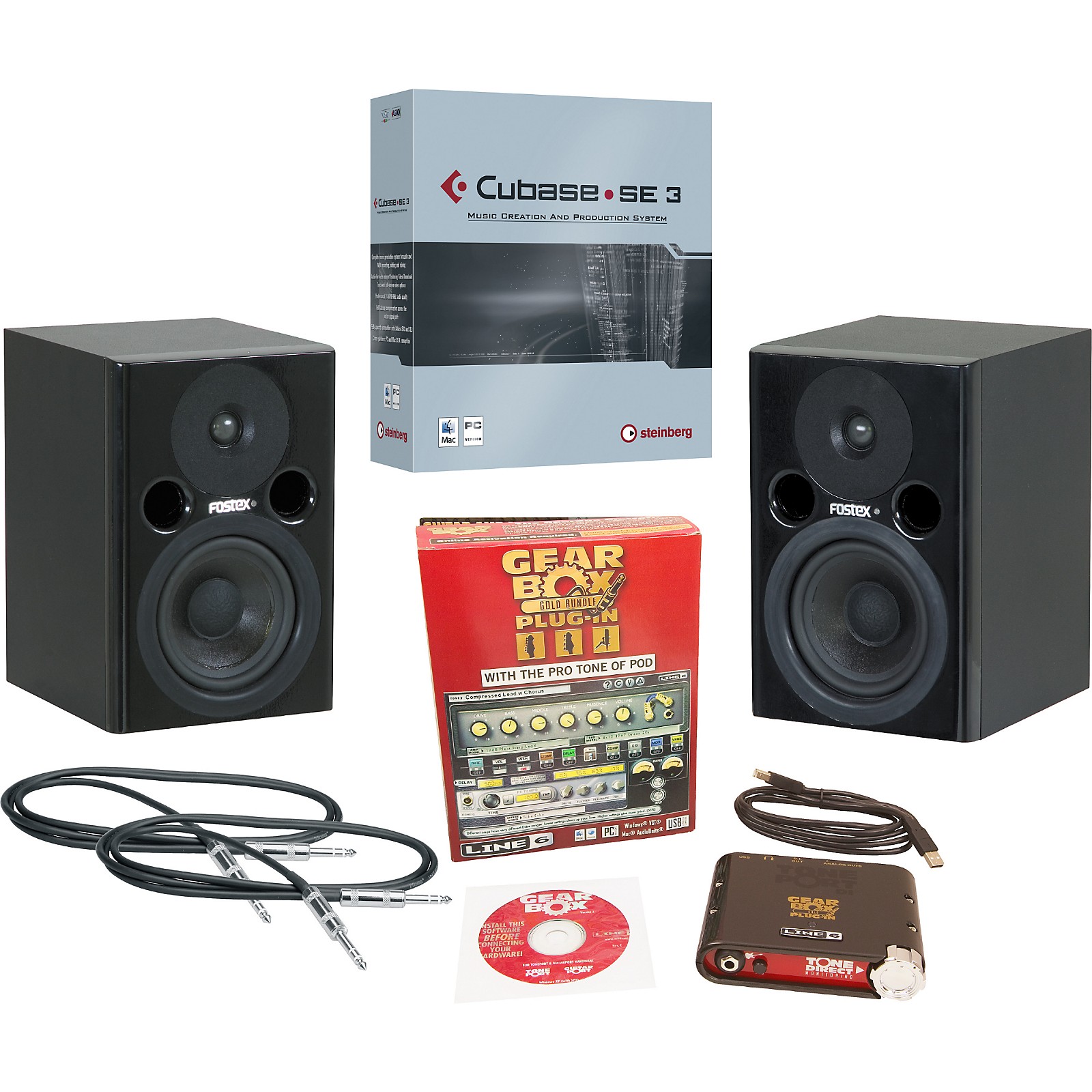 Line 6 Gearbox Gold Bundle Recording Package Musician's Friend