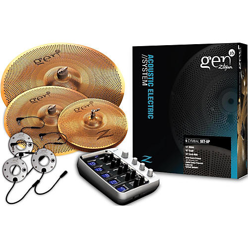 Gen16 Buffed Bronze 13/16/18 Acoustic-Electric Cymbal Pack