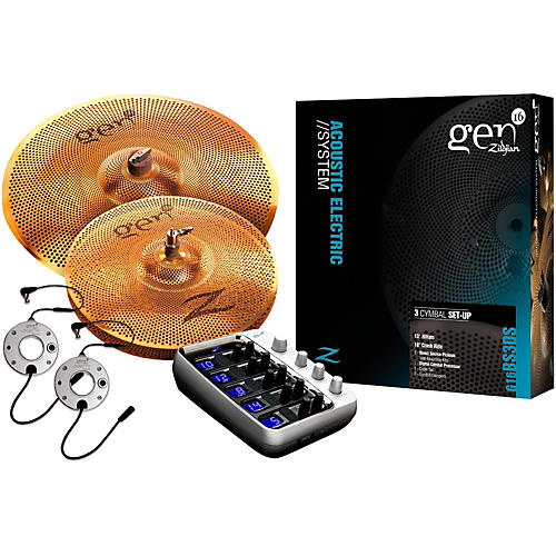 Gen16 Buffed Bronze 13/18 Acoustic-Electric Cymbal Pack