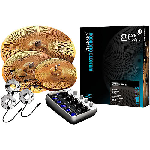 Gen16 Buffed Bronze 14/18/20 Acoustic-Electric Cymbal Pack