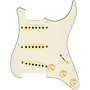 920d Custom Generation Loaded Pickguard For Strat With Aged White Pickups and Knobs and S5W-BL-V Wiring Harness Parchment