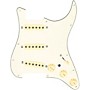 920d Custom Generation Loaded Pickguard For Strat With Aged White Pickups and Knobs and S7W-MT Wiring Harness Parchment