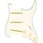 920d Custom Generation Loaded Pickguard For Strat With Aged White Pickups and Knobs and S7W Wiring Harness Parchment