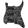 920d Custom Generation Loaded Pickguard For Strat With Black Pickups and Knobs and S5W-BL-V Wiring Harness Black Pearl