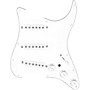 920d Custom Generation Loaded Pickguard For Strat With White Pickups and Knob and S7W-MT Wiring Harness White