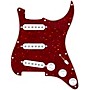 920d Custom Generation Loaded Pickguard For Strat With White Pickups and Knobs and S5W-BL-V Wiring Harness Tortoise