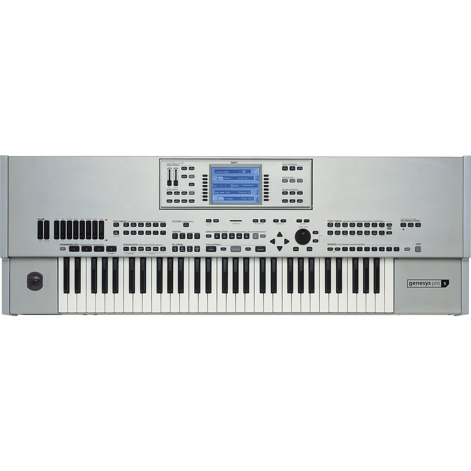 Gem Genesys Pro S Professional Multimedia Keyboard Workstation